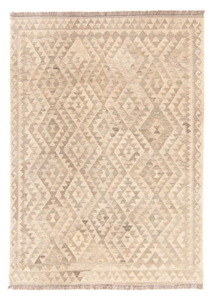 Kelim Teppich - Splash 210 x 154 cm - beige