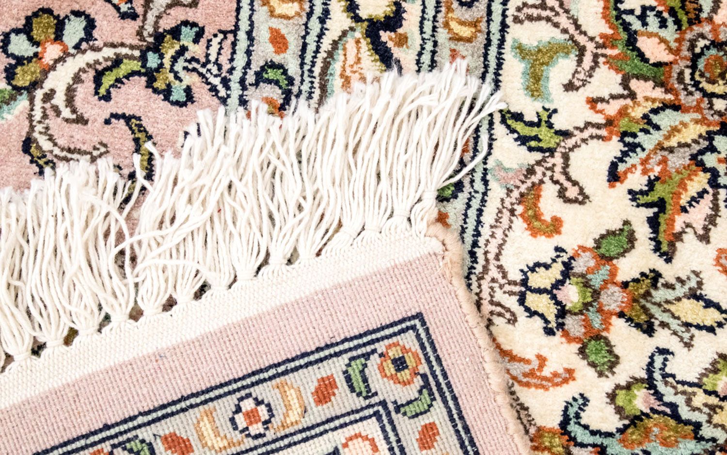 Tapis en soie - Soie du Cachemire - 308 x 204 cm - beige
