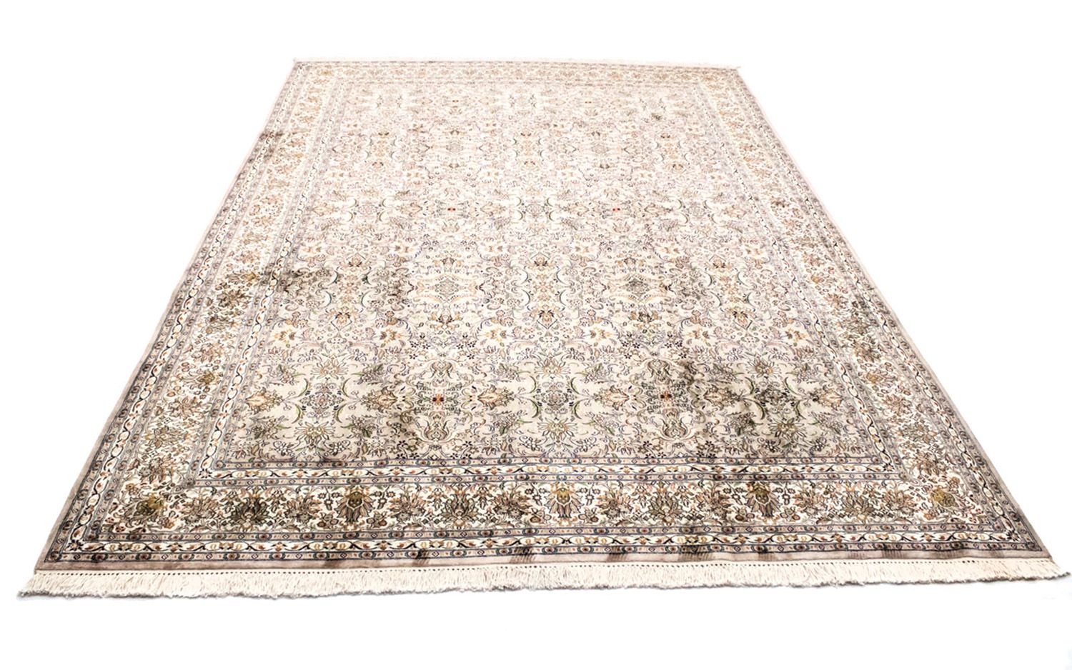 Tapis en soie - Soie du Cachemire - 308 x 204 cm - beige
