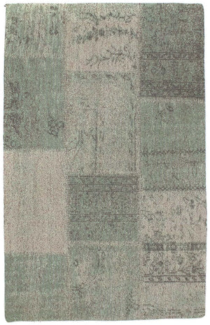 Tapis patchwork - 94 x 62 cm - multicolore