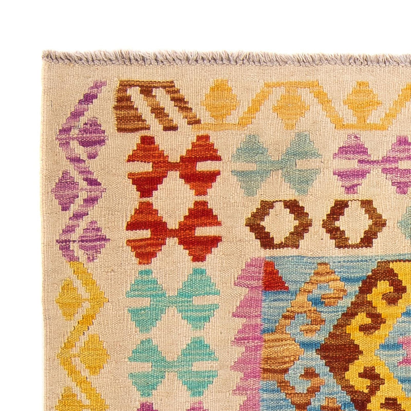Tapis Kelim - Splash - 146 x 100 cm - multicolore