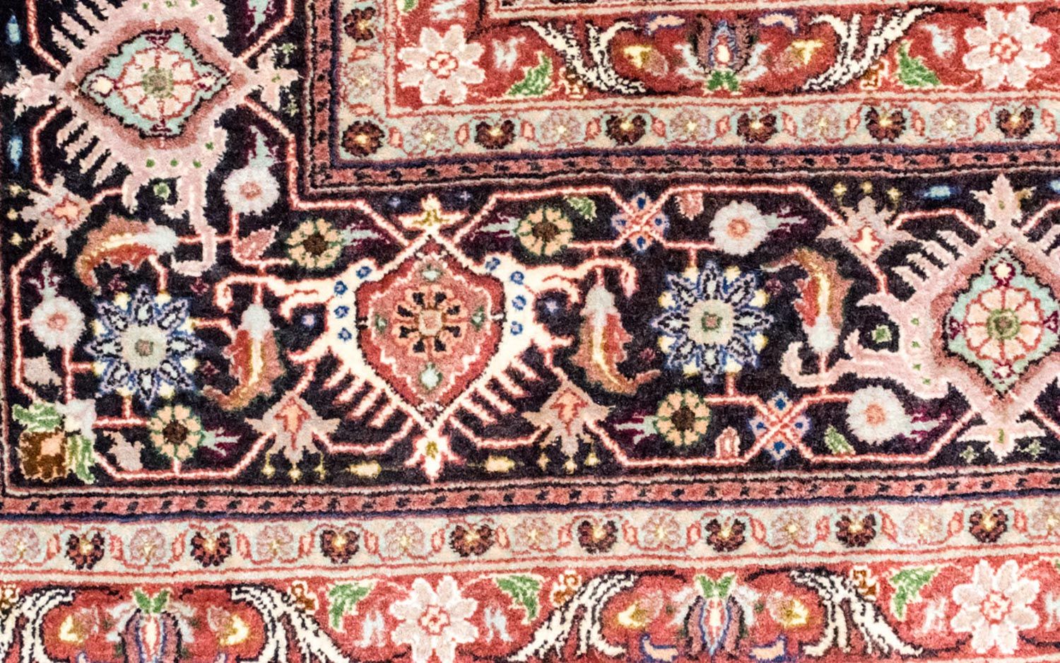 Tapis persan - Bidjar - 296 x 210 cm - bleu