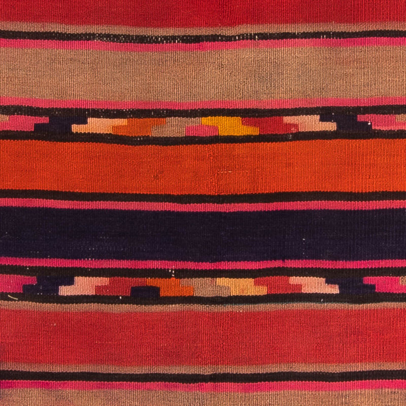 Tapis de couloir Tapis Kelim - Vieux - 340 x 125 cm - multicolore