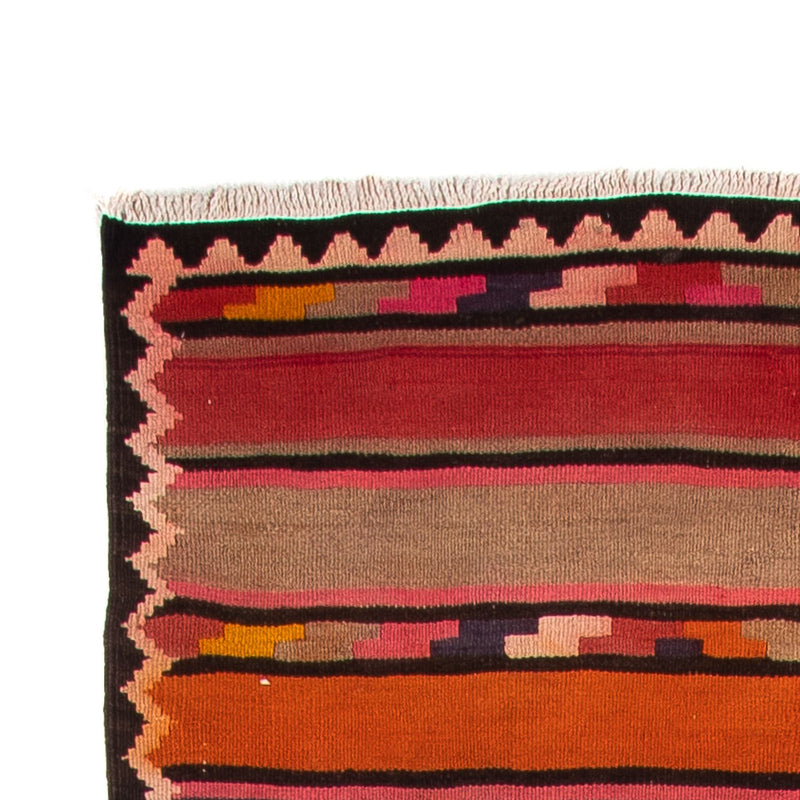 Tapis de couloir Tapis Kelim - Vieux - 340 x 125 cm - multicolore