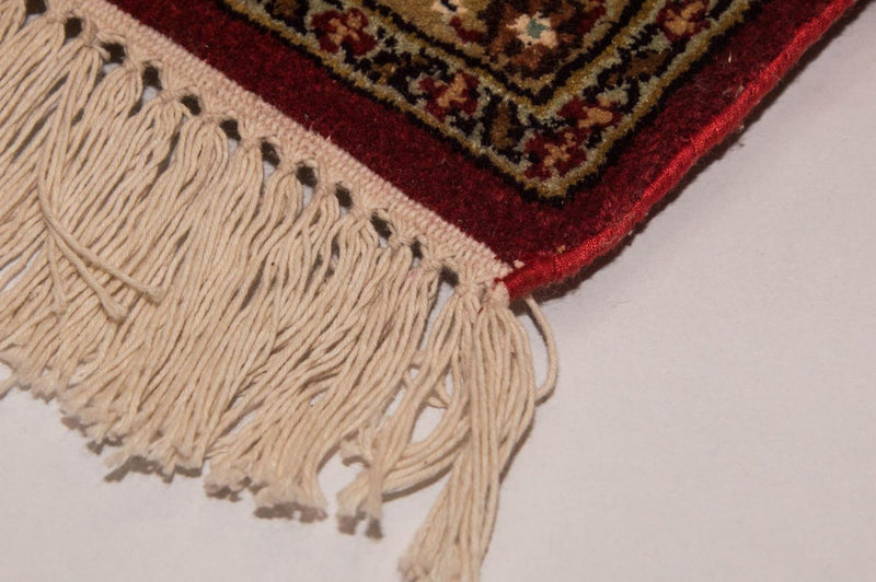 Tapis en soie - Soie du Cachemire - 245 x 170 cm - rouge
