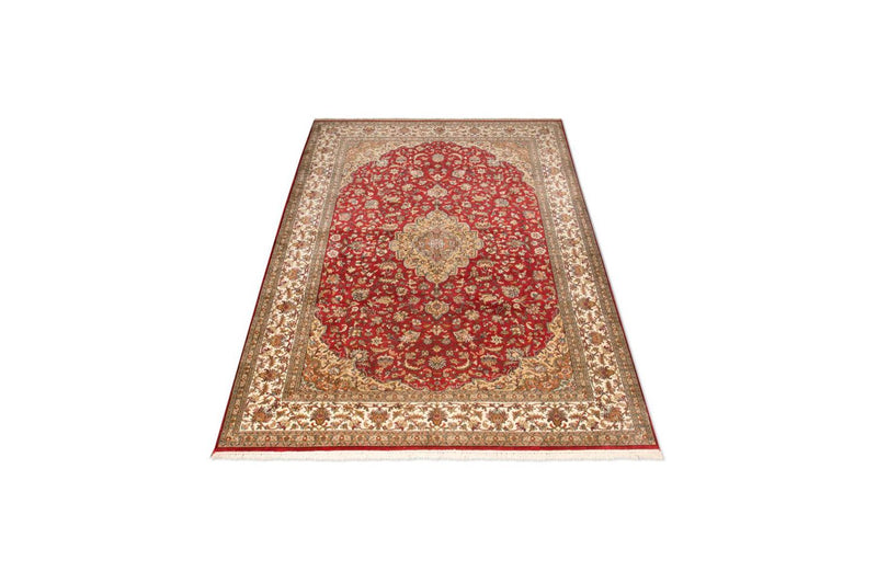 Tapis en soie - Soie du Cachemire - 245 x 170 cm - rouge