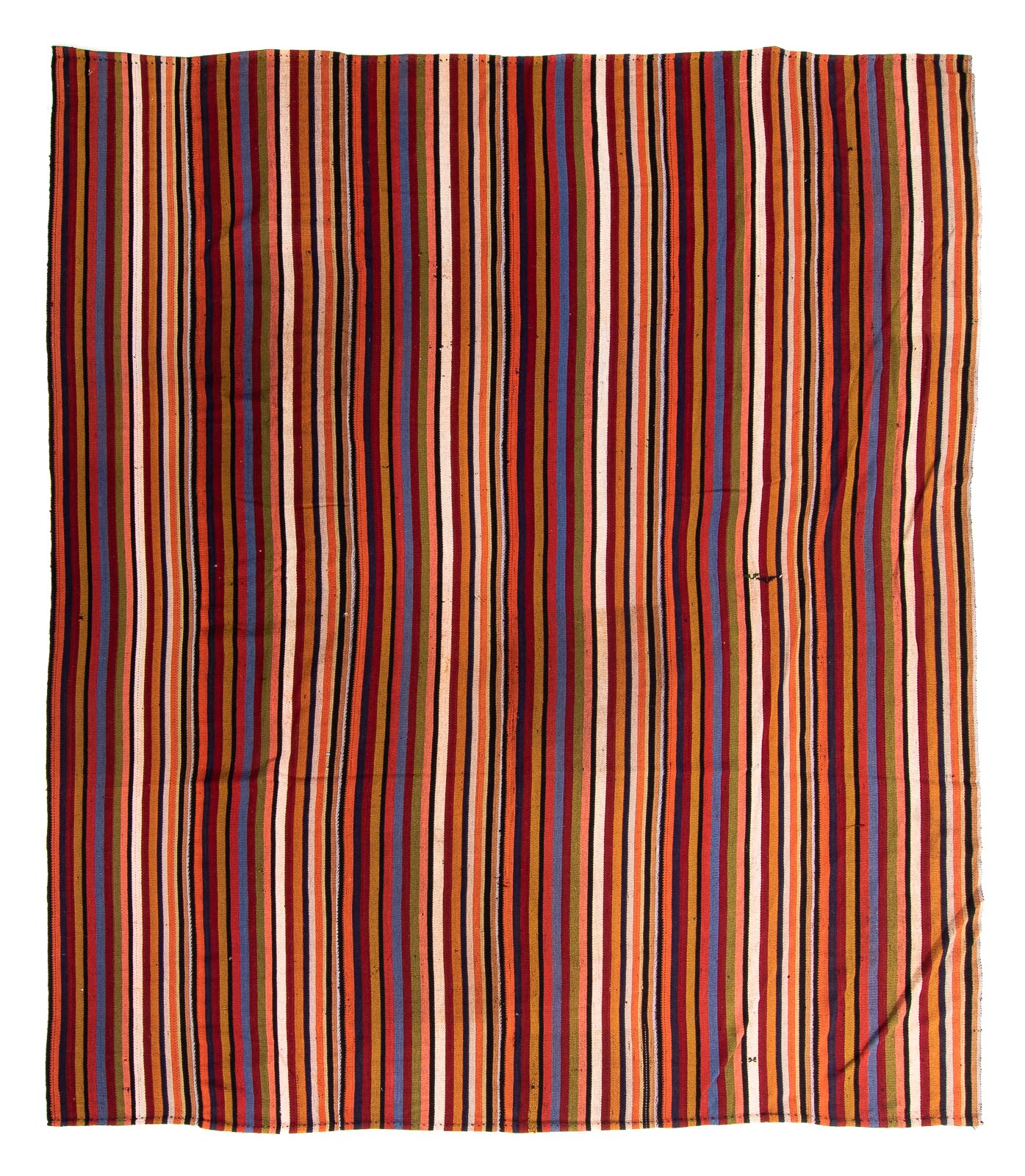Tapis Kelim - Vieux - 260 x 215 cm - multicolore