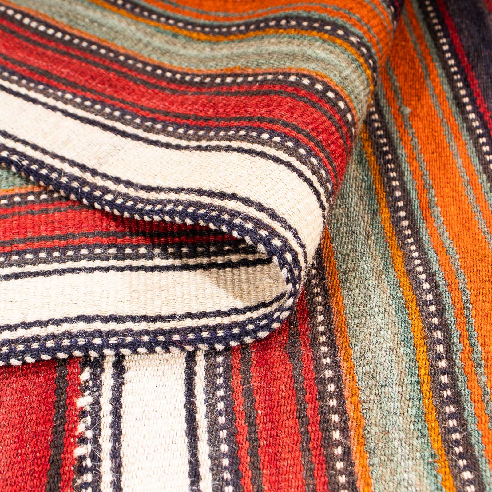 Tapis Kelim - Vieux - 250 x 210 cm - multicolore