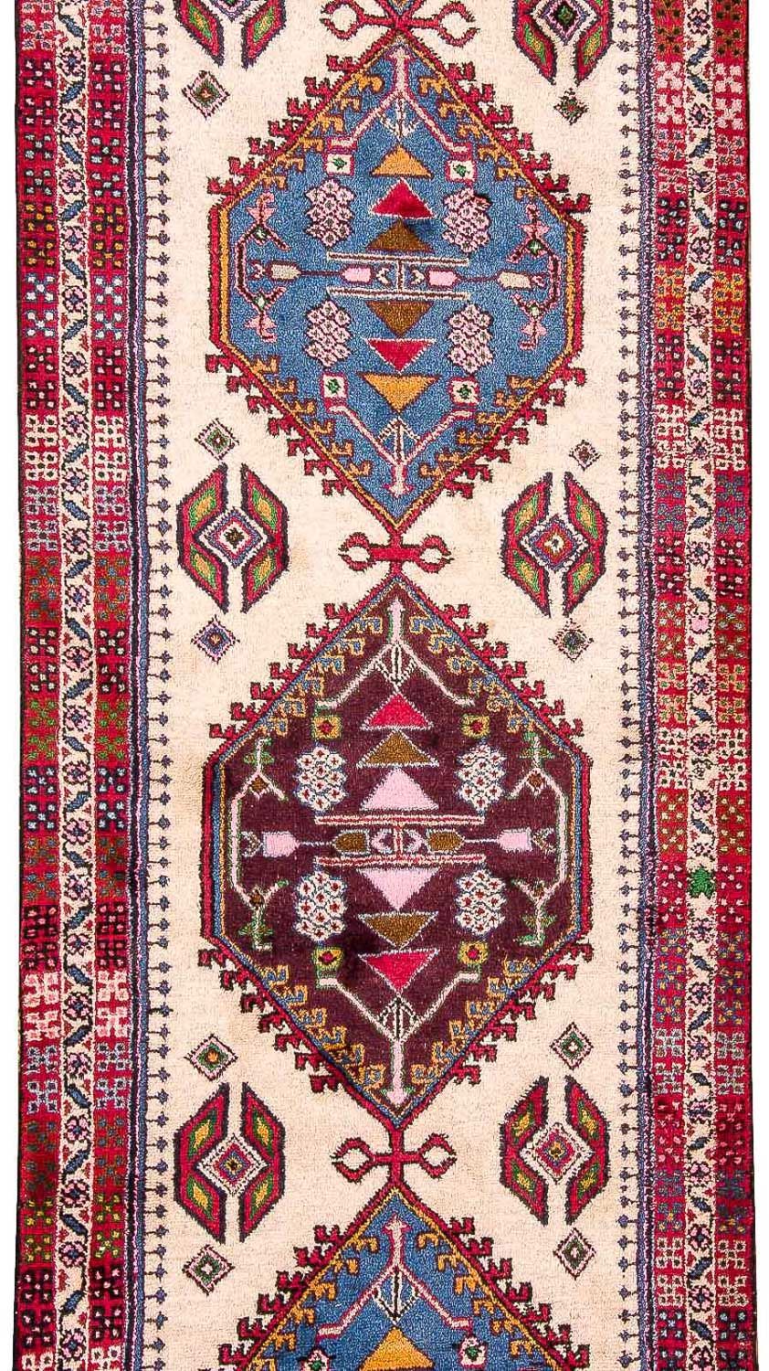 Tapis de couloir Tapis persan - Nomadic - 294 x 76 cm - beige