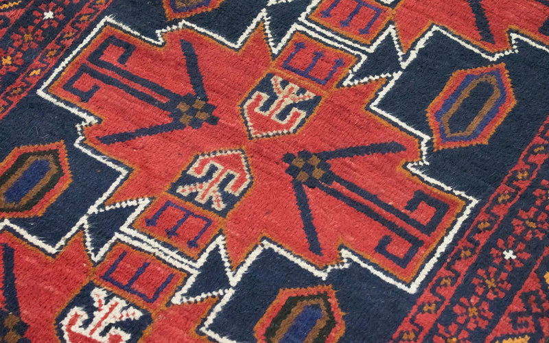 Tapis Belutsch - 122 x 77 cm - rouge