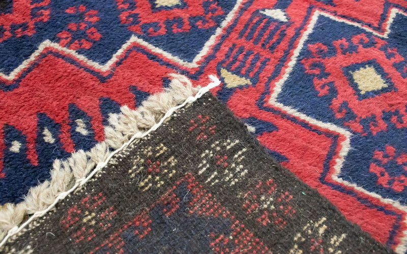 Tapis Belutsch - 128 x 81 cm - rouge