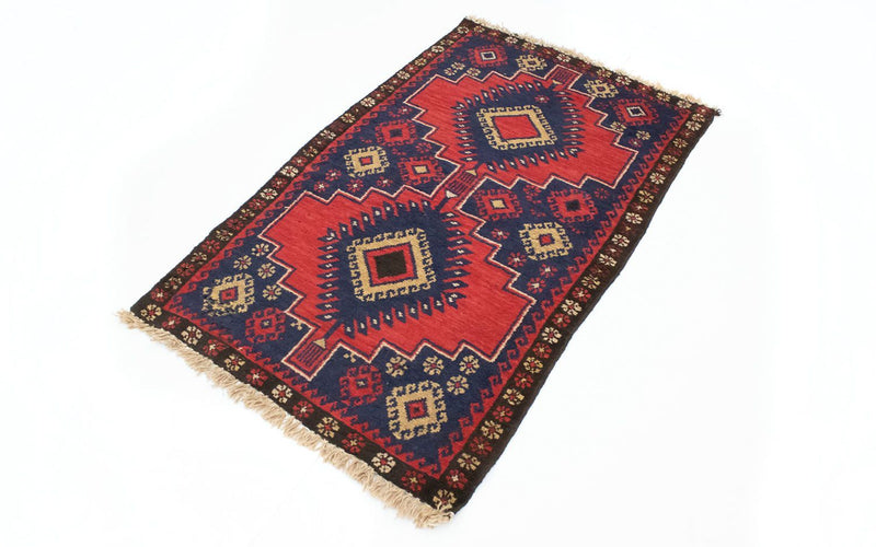 Tapis Belutsch - 128 x 81 cm - rouge