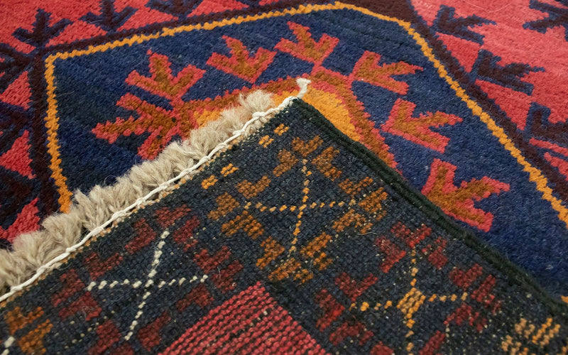 Tapis Belutsch - 140 x 82 cm - rouge