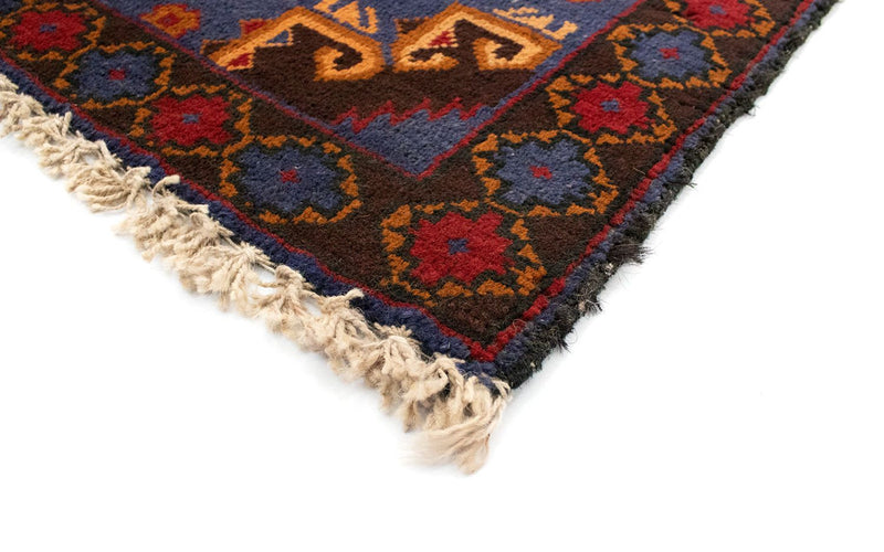 Tapis Belutsch - 130 x 74 cm - bleu