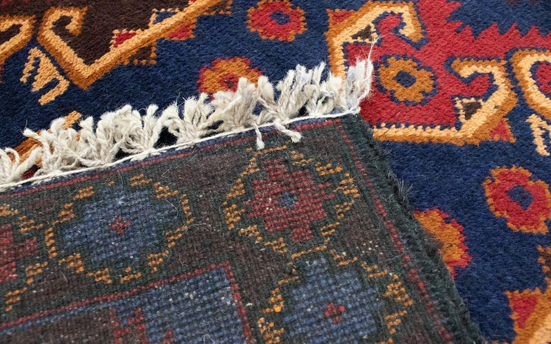 Tapis Belutsch - 130 x 74 cm - bleu