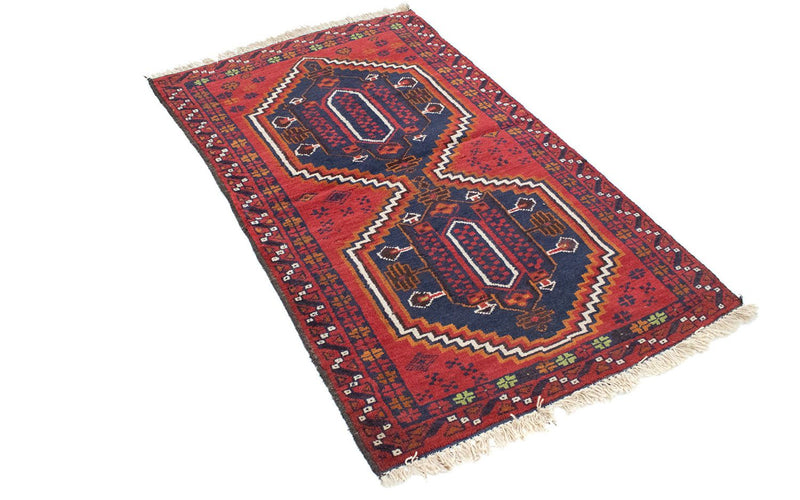 Tapis Belutsch - 129 x 78 cm - rouge