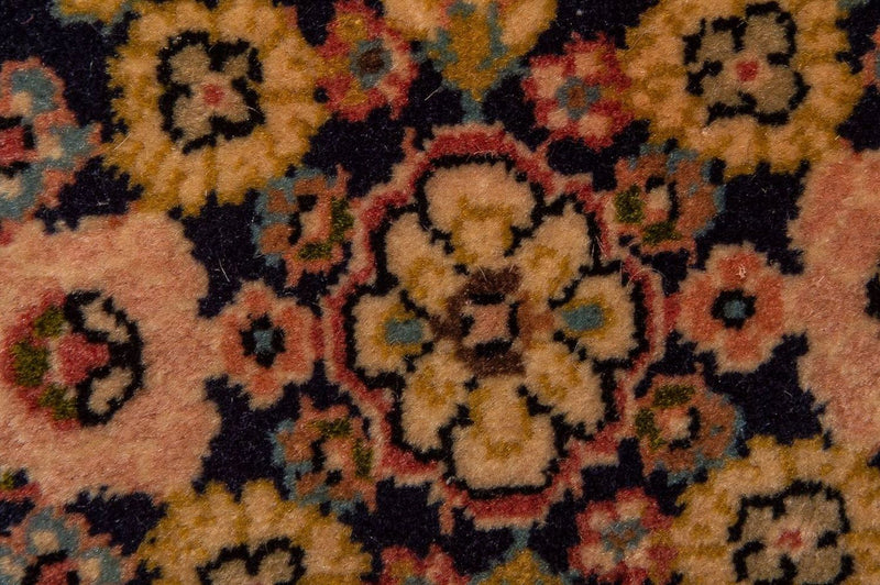 Tapis persan - Keshan - 98 x 70 cm - bleu foncé