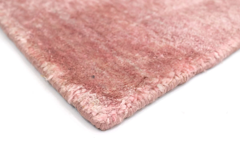 Tapis en viscose carré  - 35 x 35 cm - rose