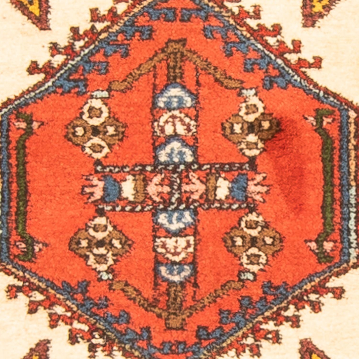 Tapis de couloir Tapis persan - Nomadic - 295 x 68 cm - beige