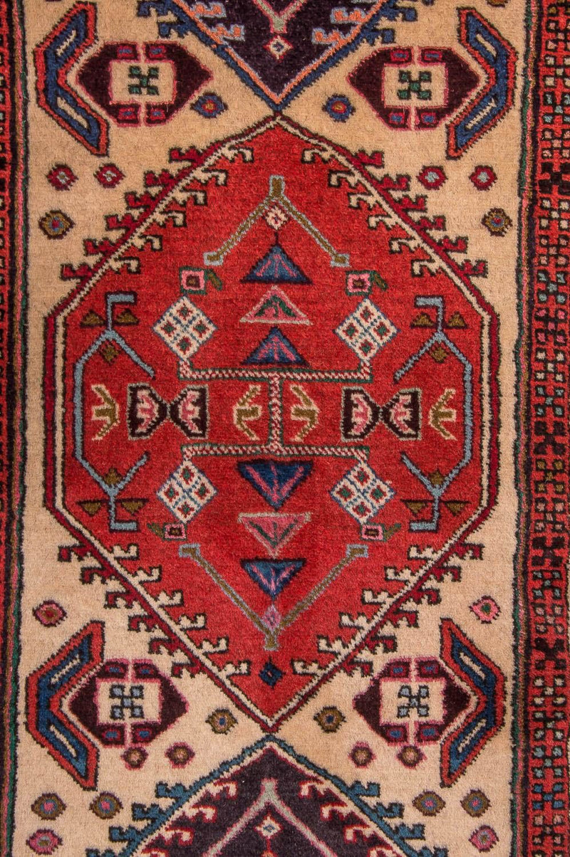 Tapis de couloir Tapis persan - Nomadic - 296 x 75 cm - beige