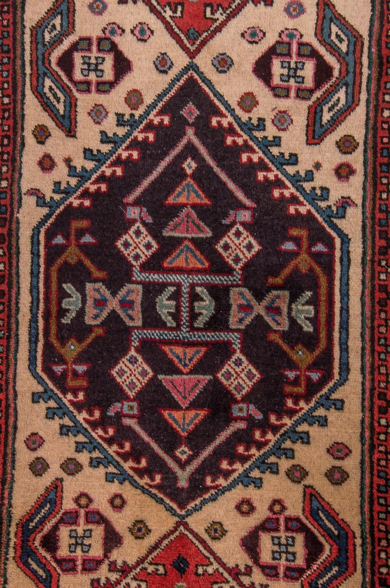 Tapis de couloir Tapis persan - Nomadic - 296 x 75 cm - beige
