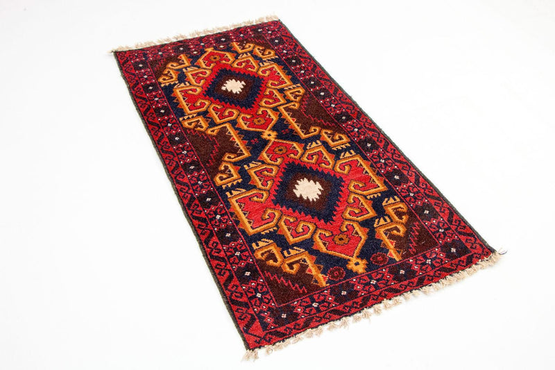Tapis Belutsch - 135 x 73 cm - multicolore