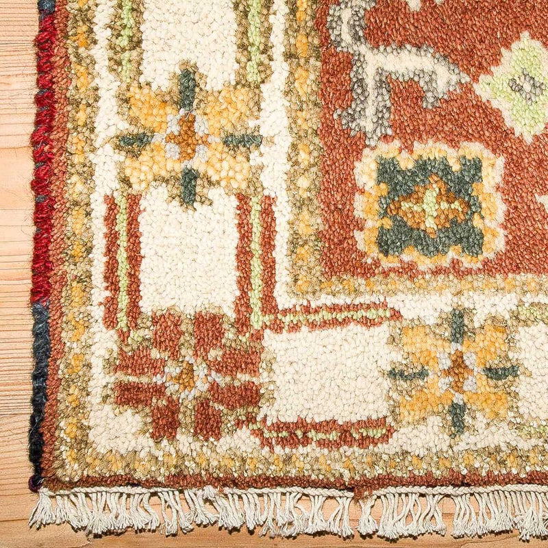 Tapis oriental - 93 x 64 cm - rouille