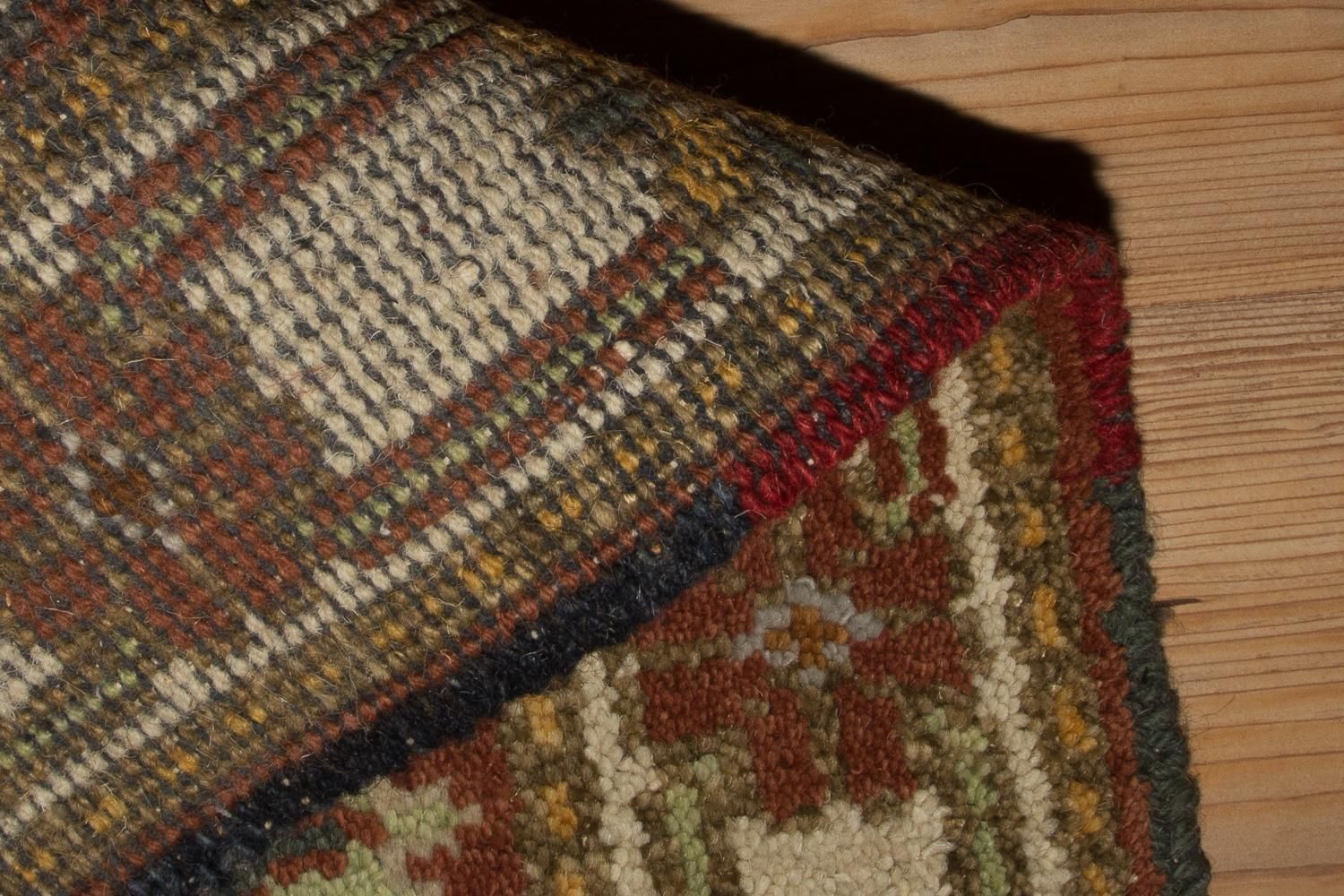 Tapis oriental - 93 x 64 cm - rouille