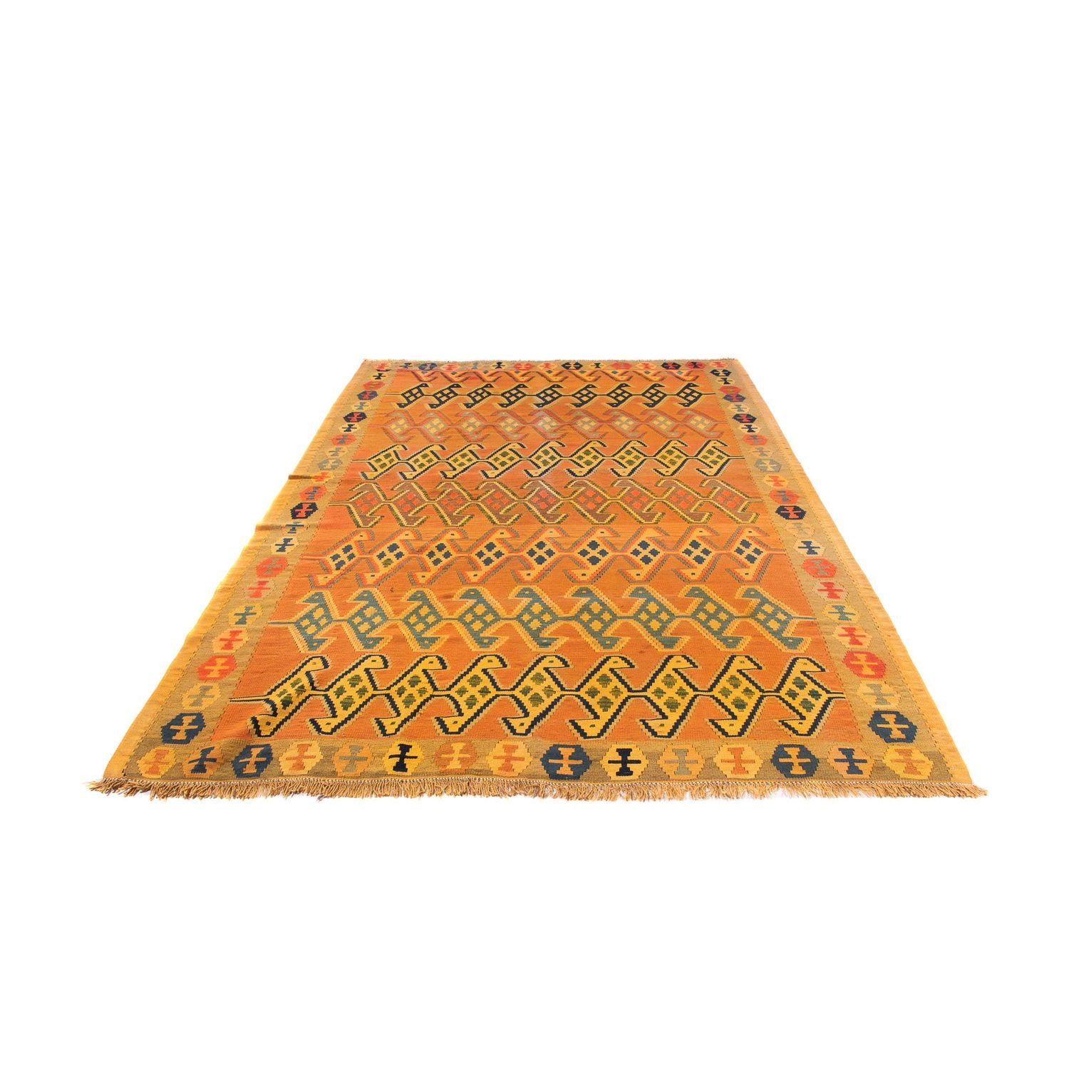 Tapis Kelim - Vieux - 250 x 180 cm - multicolore