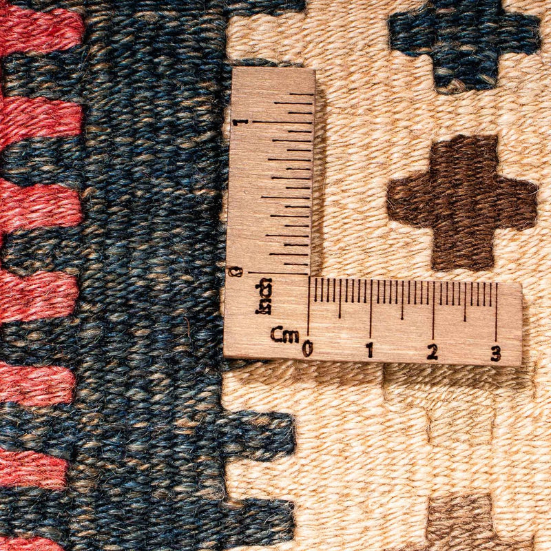 Tapis de couloir Tapis Kelim - Vieux - 402 x 135 cm - multicolore