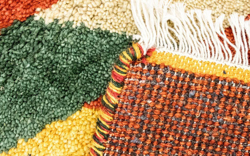 Gabbeh Teppich - Indus 90 x 60 cm - bunt