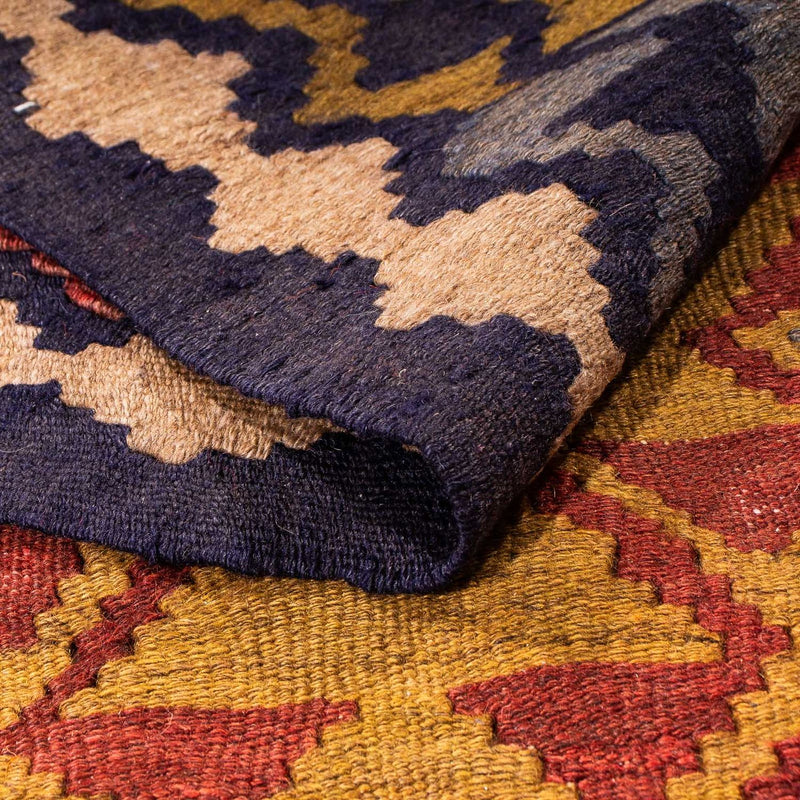Tapis de couloir Tapis Kelim - Vieux - 230 x 110 cm - multicolore
