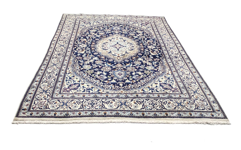 Tapis persan - Nain - Royal - 291 x 199 cm - bleu