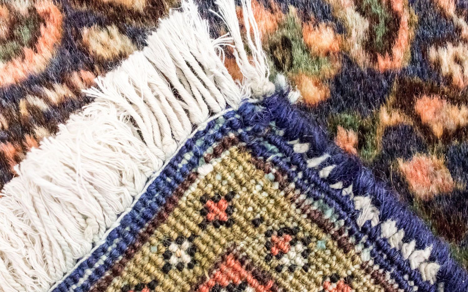 Tapis persan - Nomadic - 95 x 68 cm - bleu