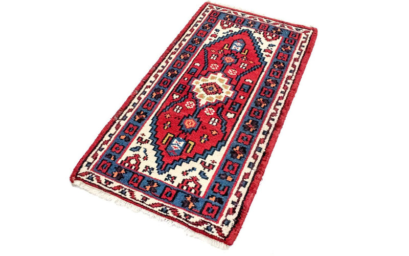Tapis oriental - 120 x 60 cm - rouge