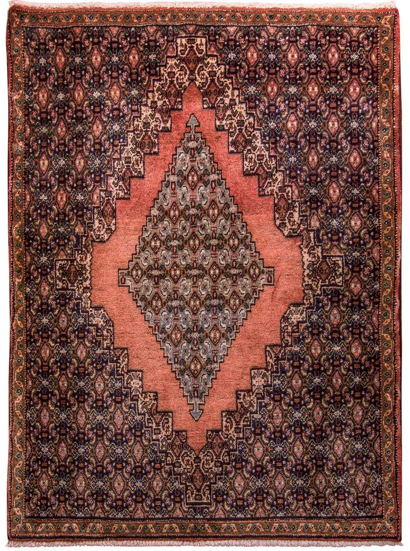 Tapis persan - Classique - 106 x 78 cm - bleu