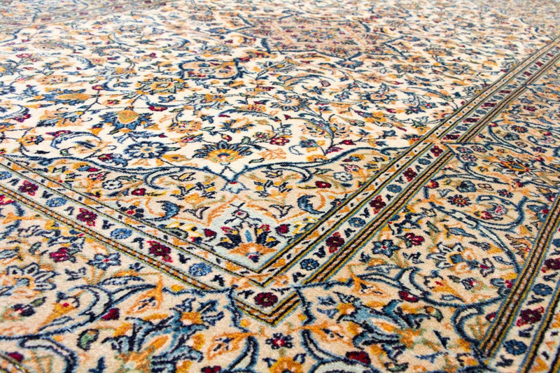 Tapis persan - Keshan - 222 x 139 cm - beige