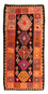 Tapis de couloir Tapis Kelim - Vieux - 240 x 117 cm - multicolore