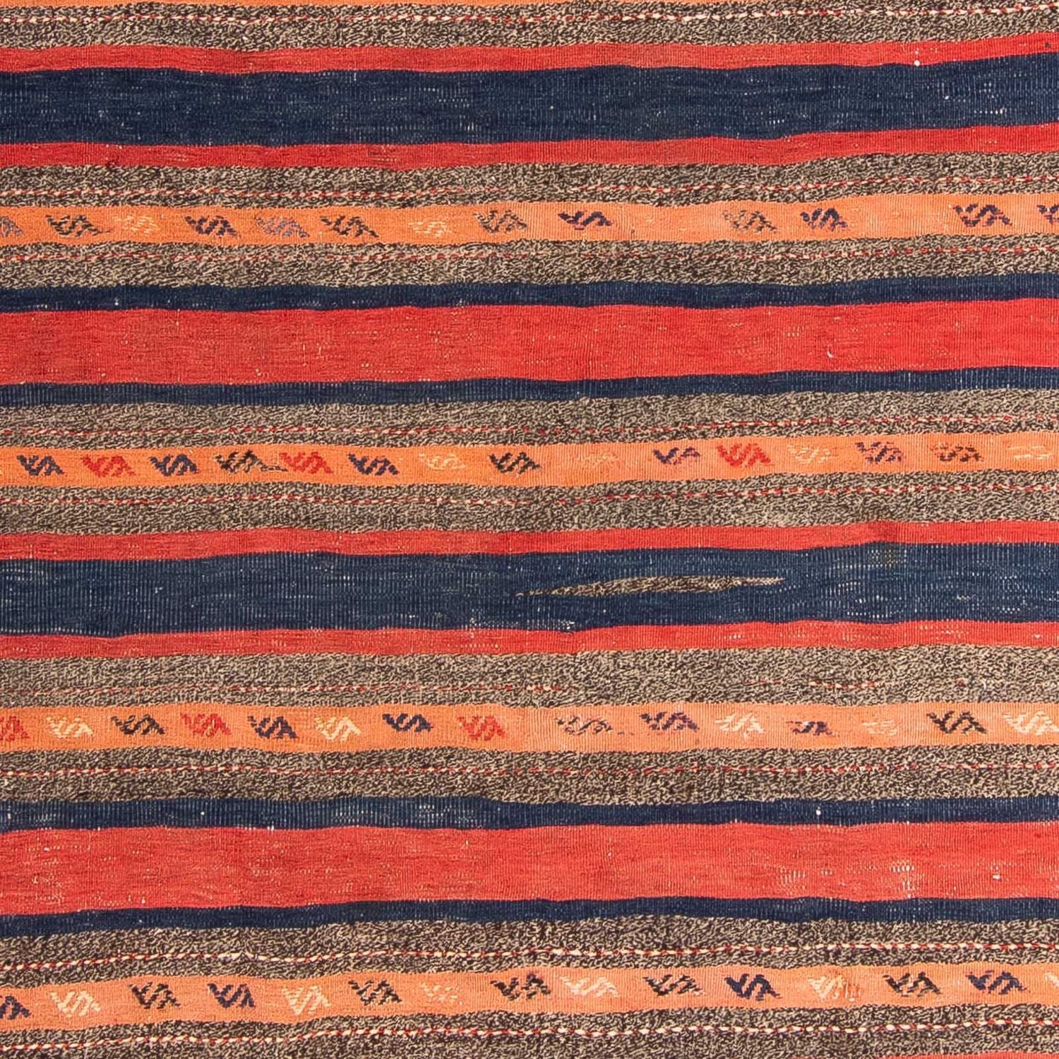 Tapis de couloir Tapis Kelim - Vieux - 312 x 142 cm - multicolore