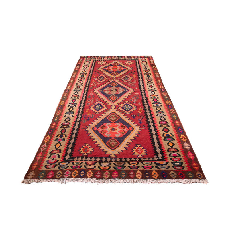 Tapis de couloir Tapis Kelim - Vieux - 360 x 170 cm - multicolore