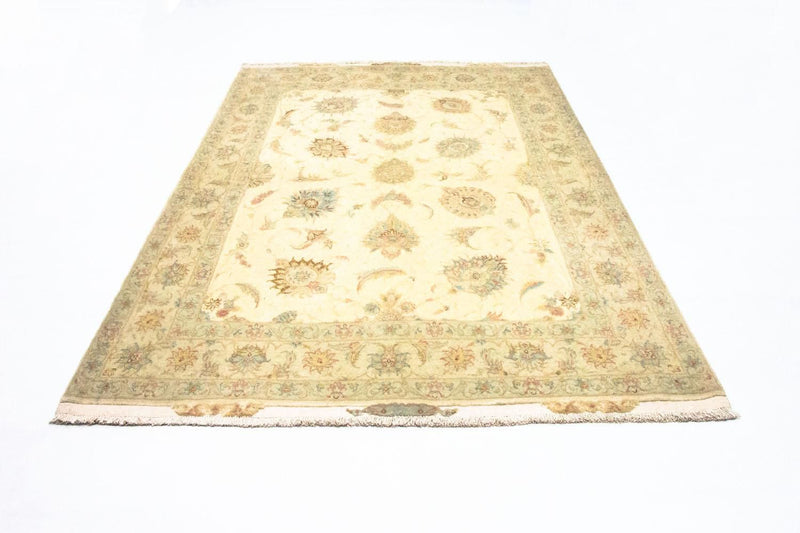 Tapis persan - Tabriz - Royal - 204 x 147 cm - beige
