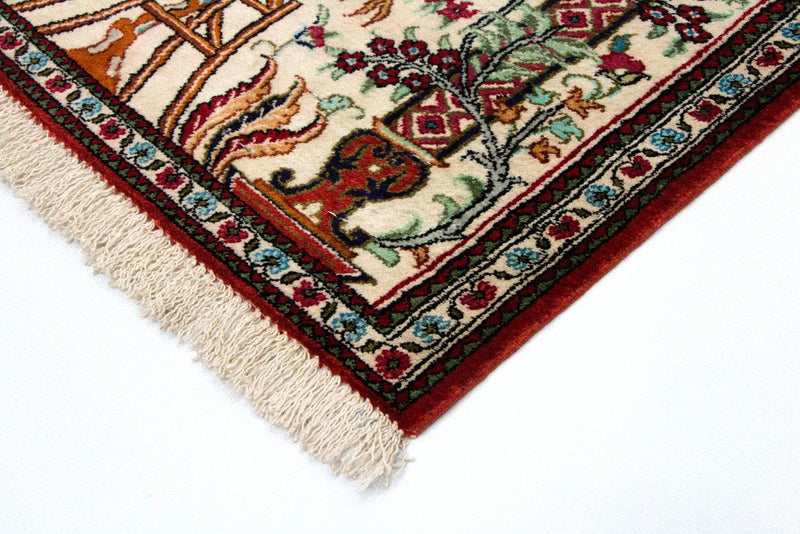 Tapis en soie - Ghom soie - Premium - 77 x 57 cm - beige