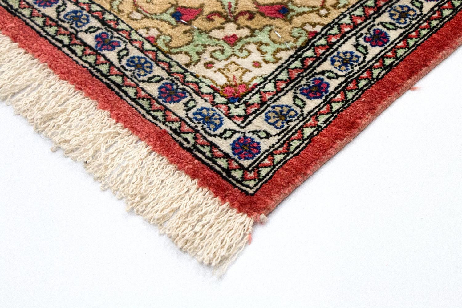 Seidenteppich - Ghom Seide - Premium 75 x 56 cm Fußmatte