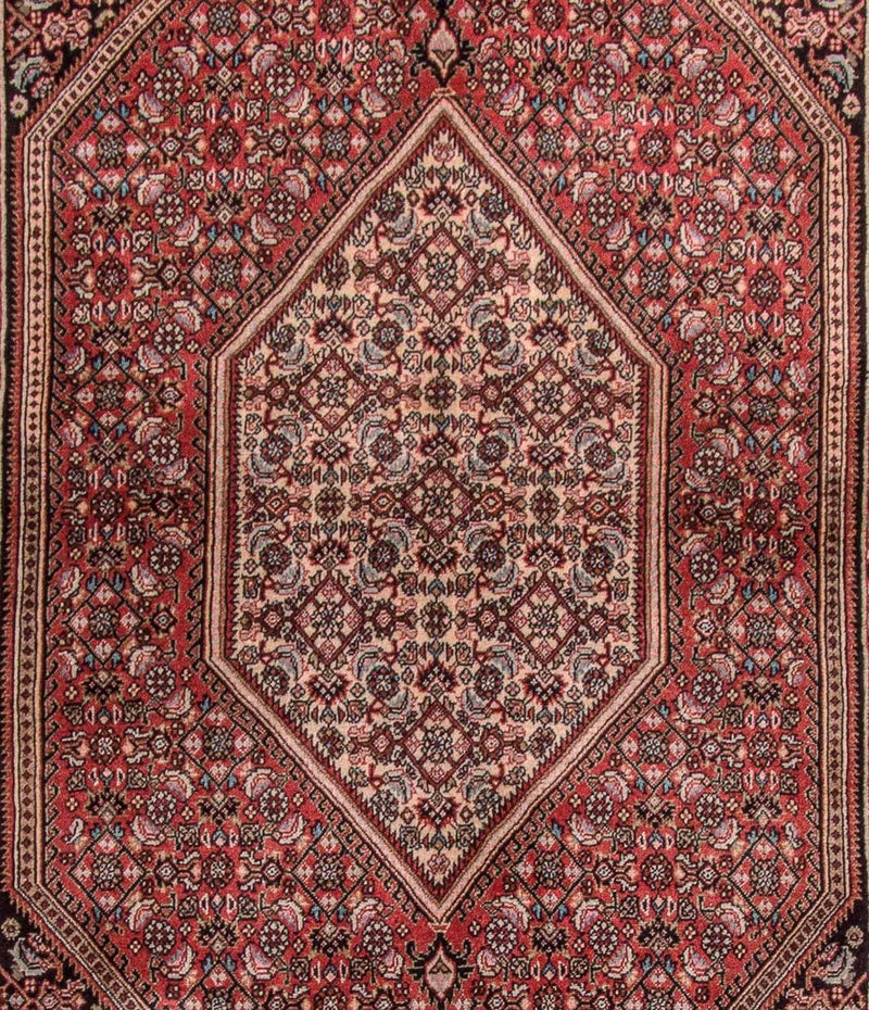 Tapis persan - Bidjar - 190 x 112 cm - rouge clair