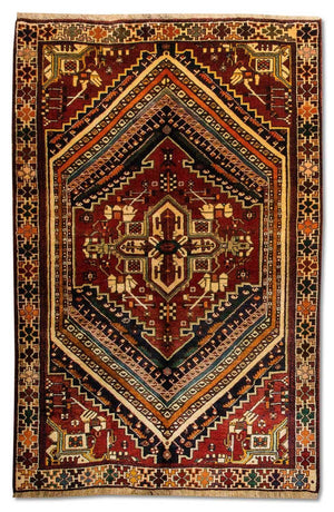 Tapis persan - Nomadic - 212 x 125 cm - bleu