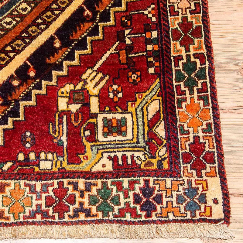 Tapis persan - Nomadic - 212 x 125 cm - bleu