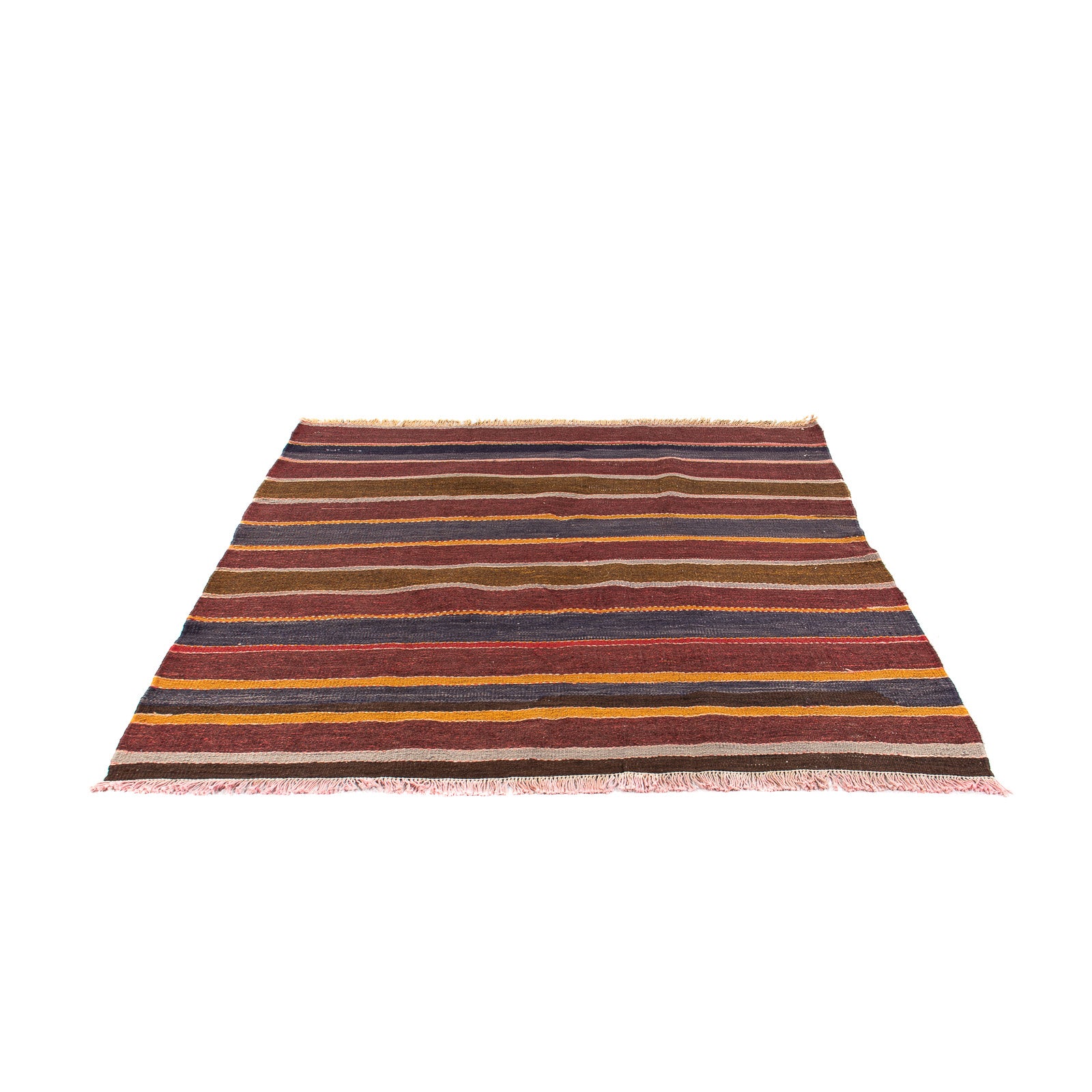 Tapis Kelim - Vieux carré  - 155 x 135 cm - multicolore