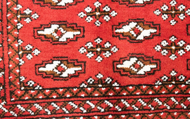 Tapis de couloir Tapis Turkaman - 100 x 50 cm - rouge