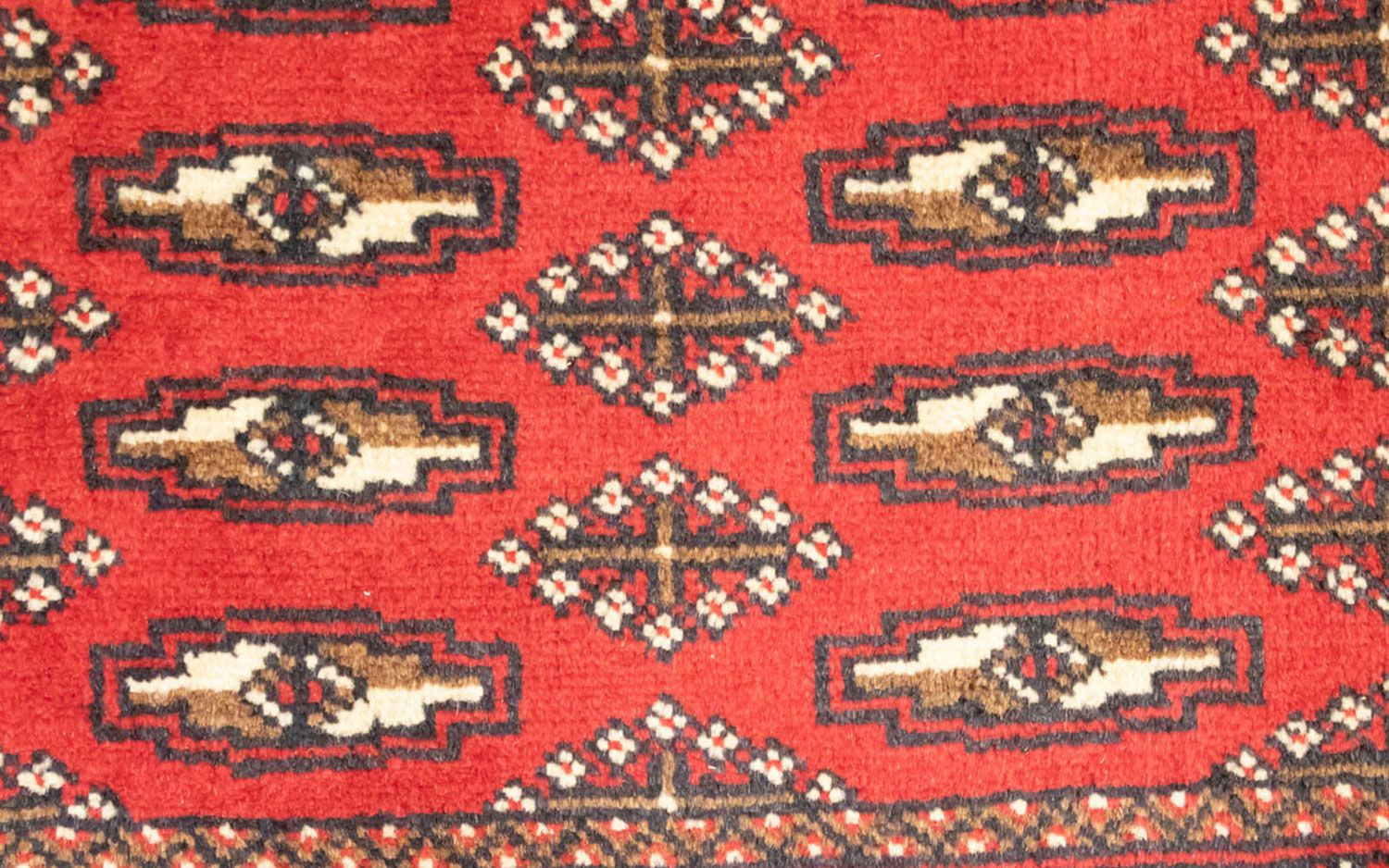 Tapis de couloir Tapis Turkaman - 100 x 50 cm - rouge