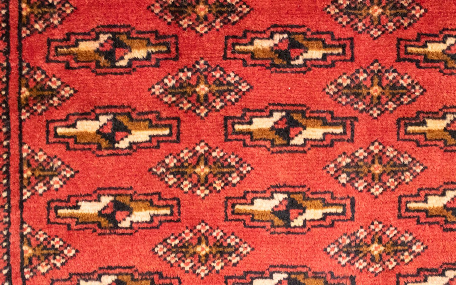 Tapis de couloir Tapis Turkaman - 100 x 50 cm - rouge